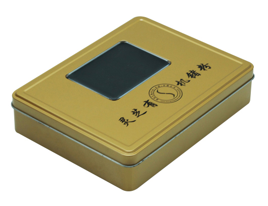 靈芝有機(jī)粉保健品鐵盒